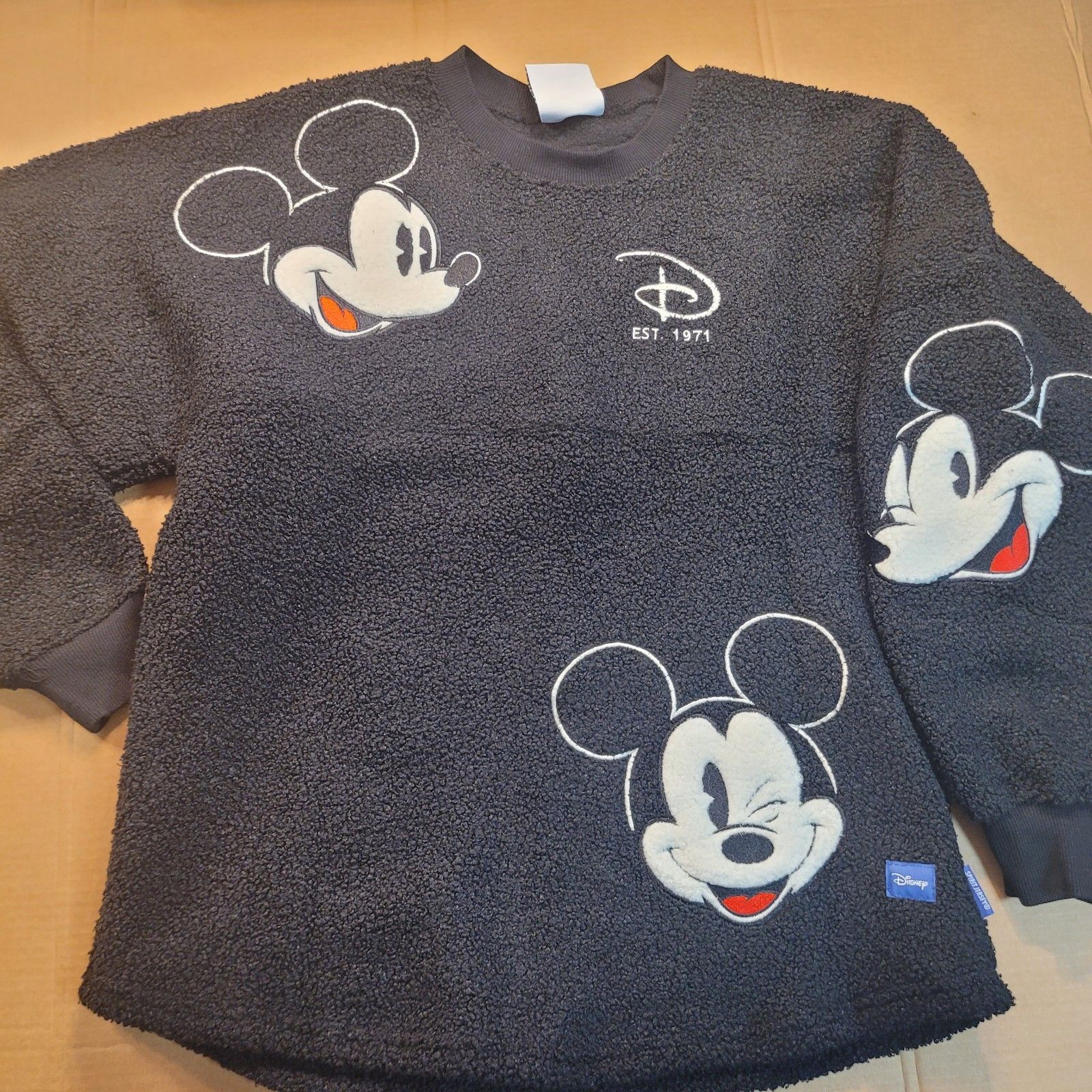 Disney World Mickey Mouse Fuzzy Sherpa Spirit Jersey 2025 Adult Xl New Nwt